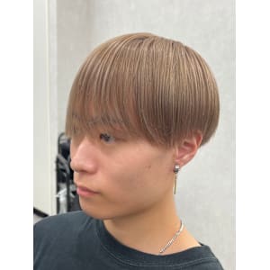 ミルクティーベージュマッシュ - メンズサロンPORT浦和 ツイストスパイラル/波巻き/ブリーチ【メンズサロン ポート ウラワ】掲載中