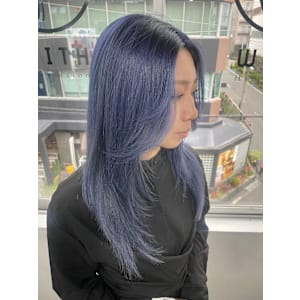 バレイヤージュ風シャドールーツ