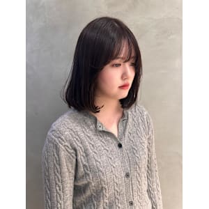 ボブ/顔まわり/レイヤー/オージュア