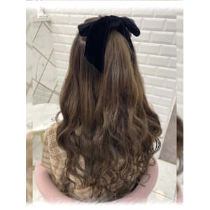 ふわふわ可愛い！高めハーフアップ♪_ユウ