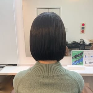 長さのあるボブヘア