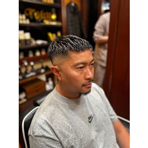 メンズミドルスキンクロップスタイル銀座メンズカット