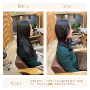 お客様髪質改善データ1575（ツヤ感ワンカール）