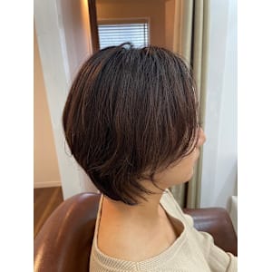 ボブにも見せられるショートヘア