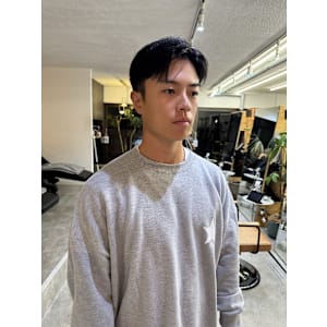 センターパート/韓国ヘア/ニュアンスパーマ