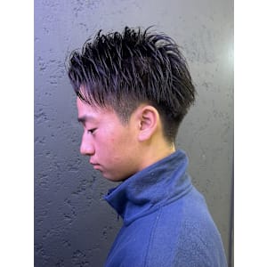 爽やかアップバンクスタイル