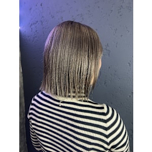 ダブルカラーグレージュ池袋韓国ヘア