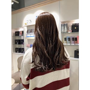 ロングイルミナカラーシアーブラウン埼京線赤羽美容院