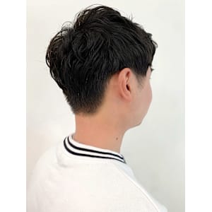 メンズショート×ニュアンスパーマ