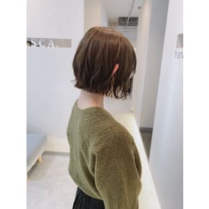 francesca.bob×ベージュブラウン
