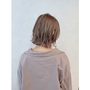 francesca.bob×ミルクティーベージュ