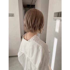 francesca.bob×ミルクティーベージュ