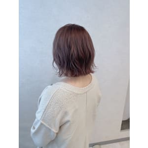 francesca.bob×ピンクベージュ