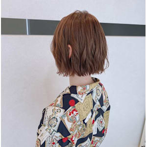 francesca.bob×ベージュブラウン