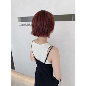 francesca.bob×レッドブラウン