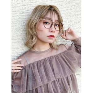 くびレイヤー前髪あり大人可愛いモテ髪20代30代40代