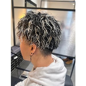 ツイスパ＋ホワイトメッシュ