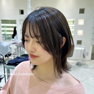 ＊くびれハッシュカット