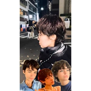 縮毛履歴に外国人風パーマ/ショートパーマ