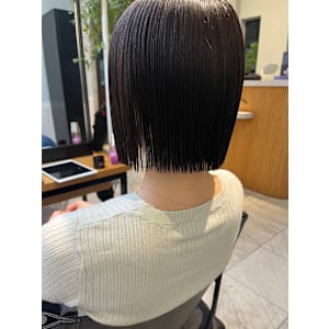 切りっぱなしボブ