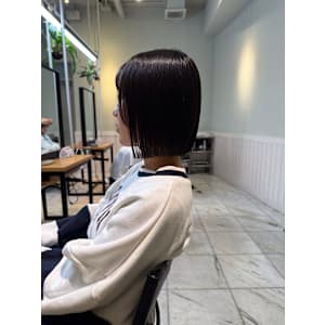 切りっぱなしボブ