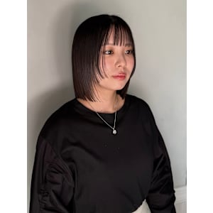 切りっぱなしボブ