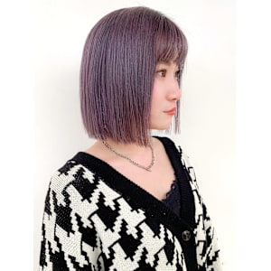 切りっぱなしボブ×ハイトーン