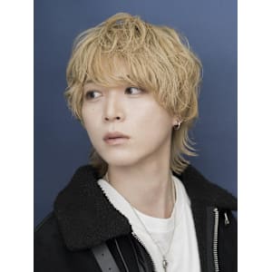 ショートウルフルーズパーマ風メンズカット