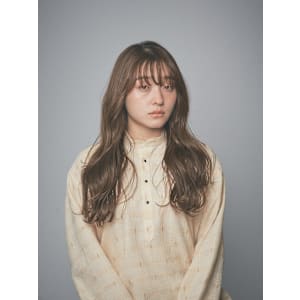 リラックスウェーブシースルーバング