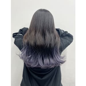 グレイパープルグラデーション