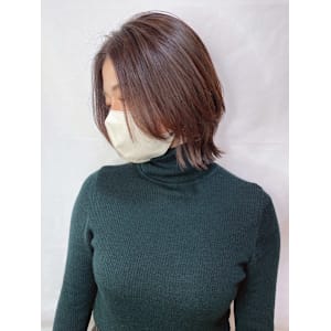 【MICHI 富田店　古作蓮】ショートウルフ　30代　艶髪