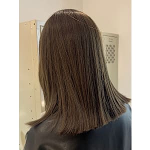 オリーブベージュ/代官山駅/ブリーチなしカラー