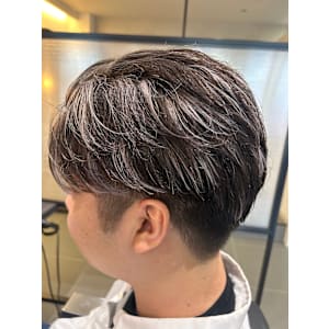 メンズ毛流れニュアンスパーマ