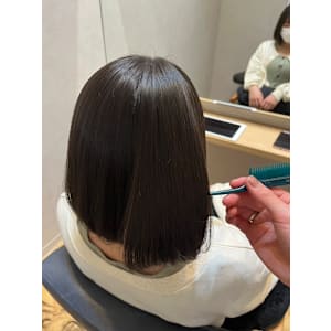 【MIKOTO】毛先まで柔らかい♪髪質改善ストレート☆