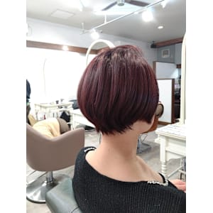 大人かわいい/ワインレッドカラー♪