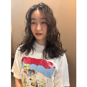 レイヤー、レイヤーパーマ、パーマ、ハードパーマ【井上咲】