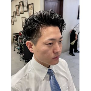 【30代 男性】ロンドンナチュラルカール（大宮/バーバー）