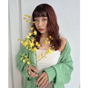 ローライト×ボルドーカラー