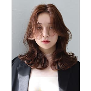 韓国風カールロング