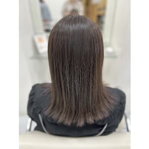 インナーカラー×グレージュ