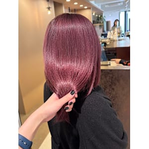 くすみピンク/紫ピンク/暖色カラー/艶カラー【ミワチカコ】