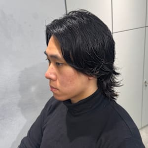 「NIKO」大人ウルフパーマ　メンズミディアム　福岡天神