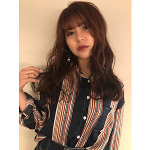 大人ナチュラルな大きめカール