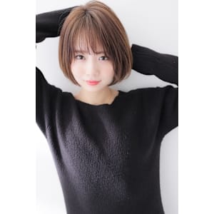 大人可愛い×ひし形ボブ