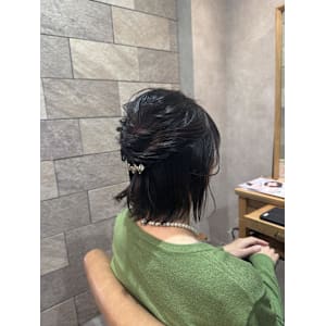 結婚式ヘアセット
