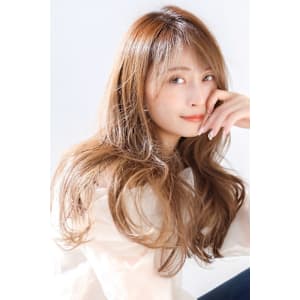 ハイトーン×パーマ×ロング