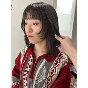 《花屋併設》インナーカラー　フェイスレイヤー