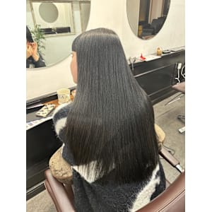 艶髪ストレート/黒髪ロング/システムトリートメント/横浜元町