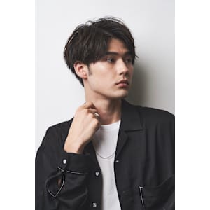 センターパート/刈り上げ