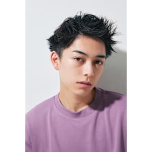 スパイキーショート/メンズカット/眉カット